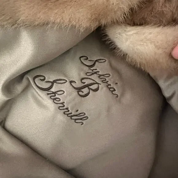 Vintage 1950s gittelman's sons philadelphia mink coat stole jacket Small - Picture 7 of 10